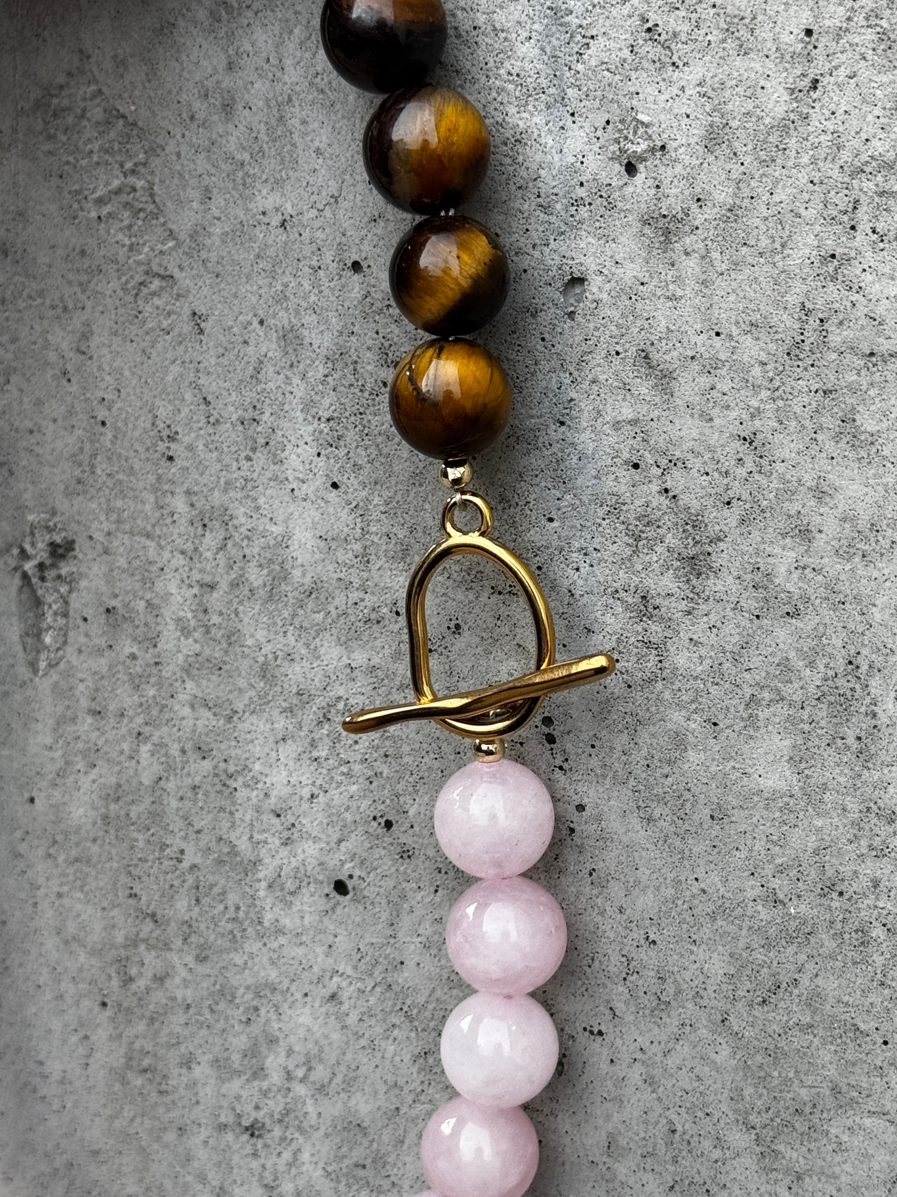 CHUNKY - Rosekvarts/Tigersten