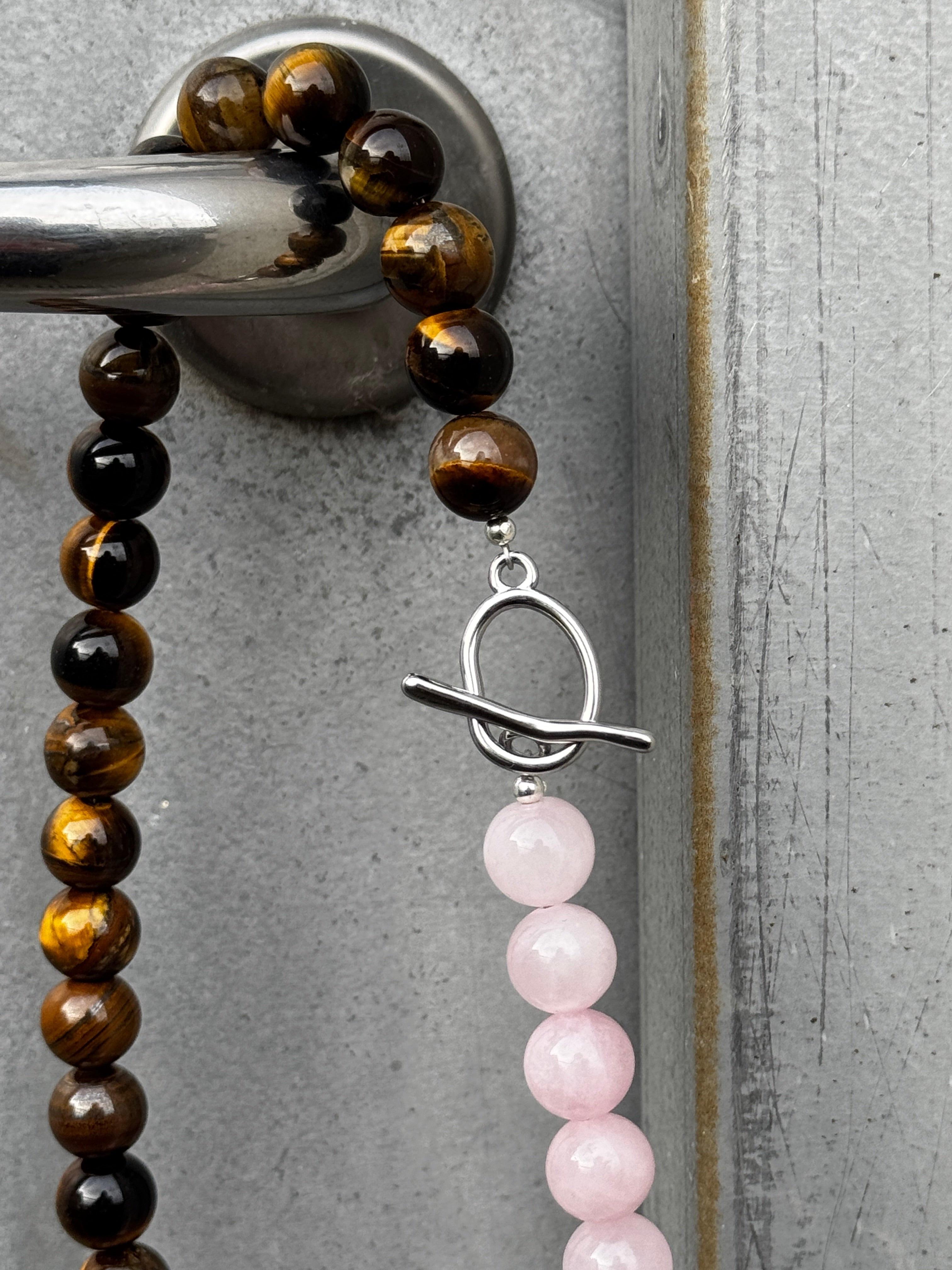 CHUNKY - Rosekvarts/Tigersten