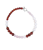 MIXED - Karneol/Rosekvarts