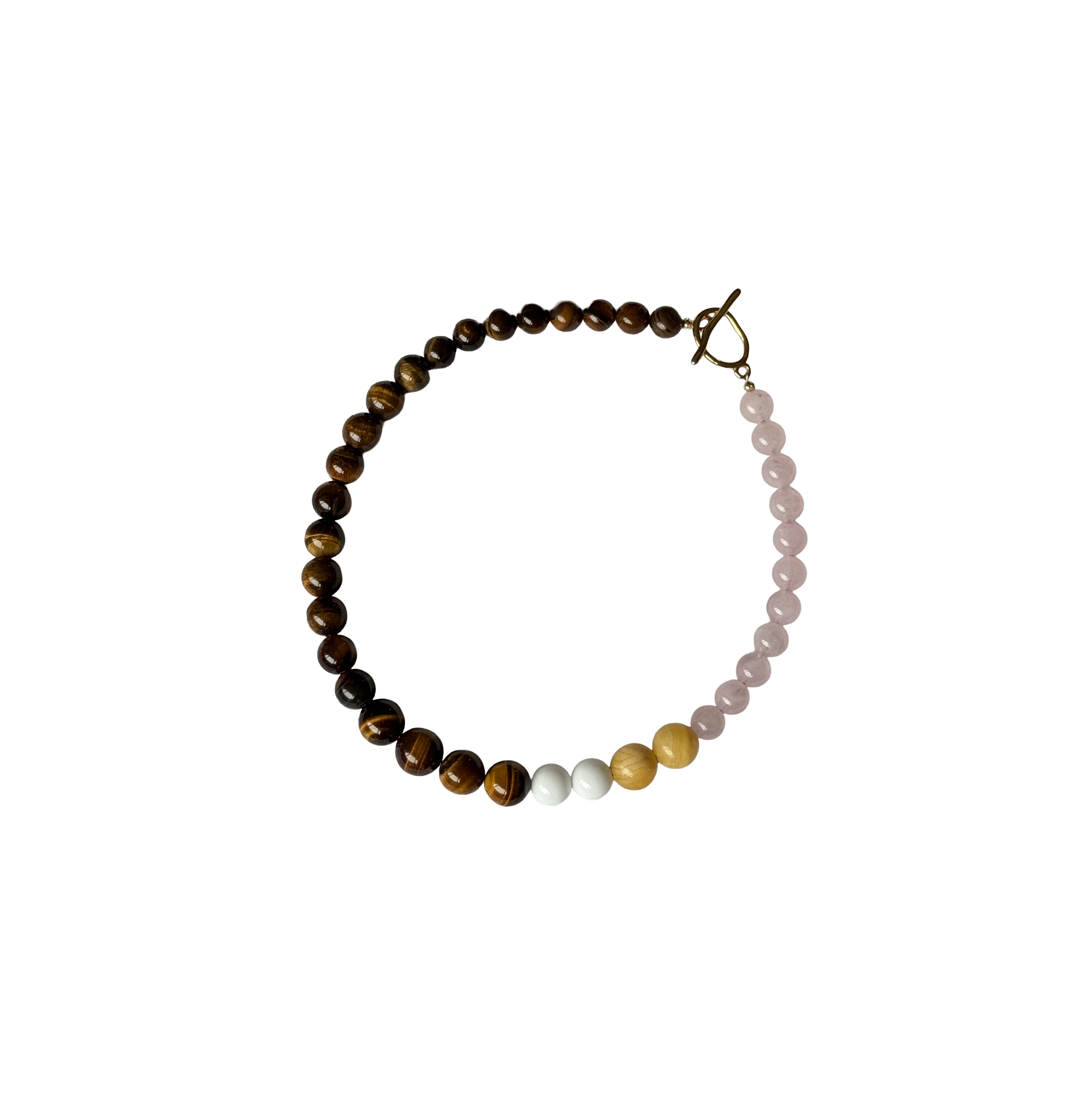 MIXED - Rosekvarts/Tigersten/Lemon Jade