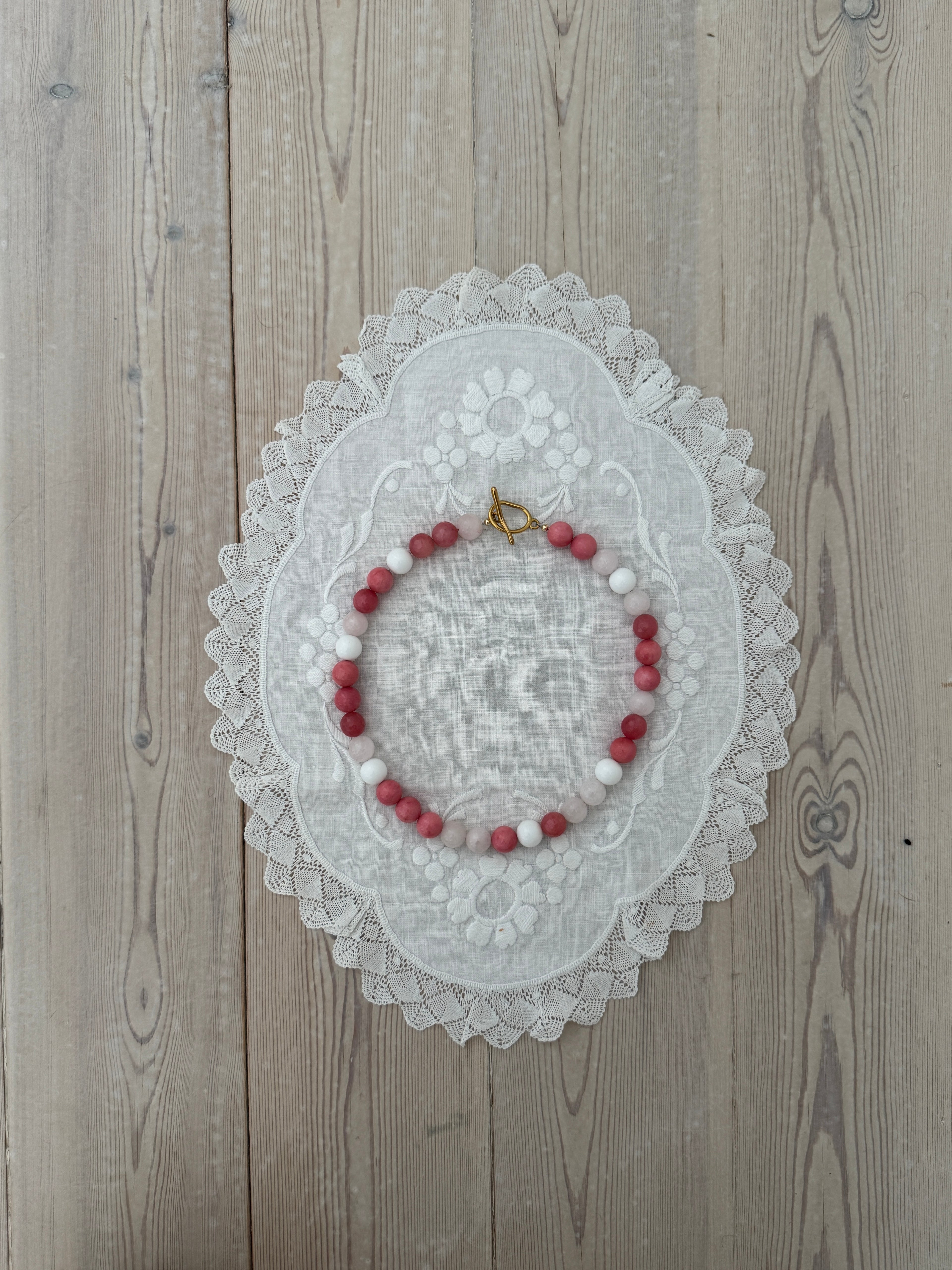 MIXED - Rosekvarts/Chalcedony