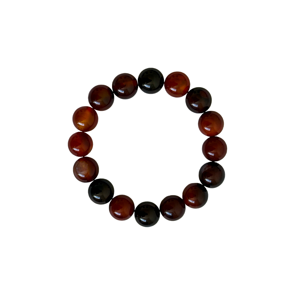 CHUNKY elastik - Coconut agate