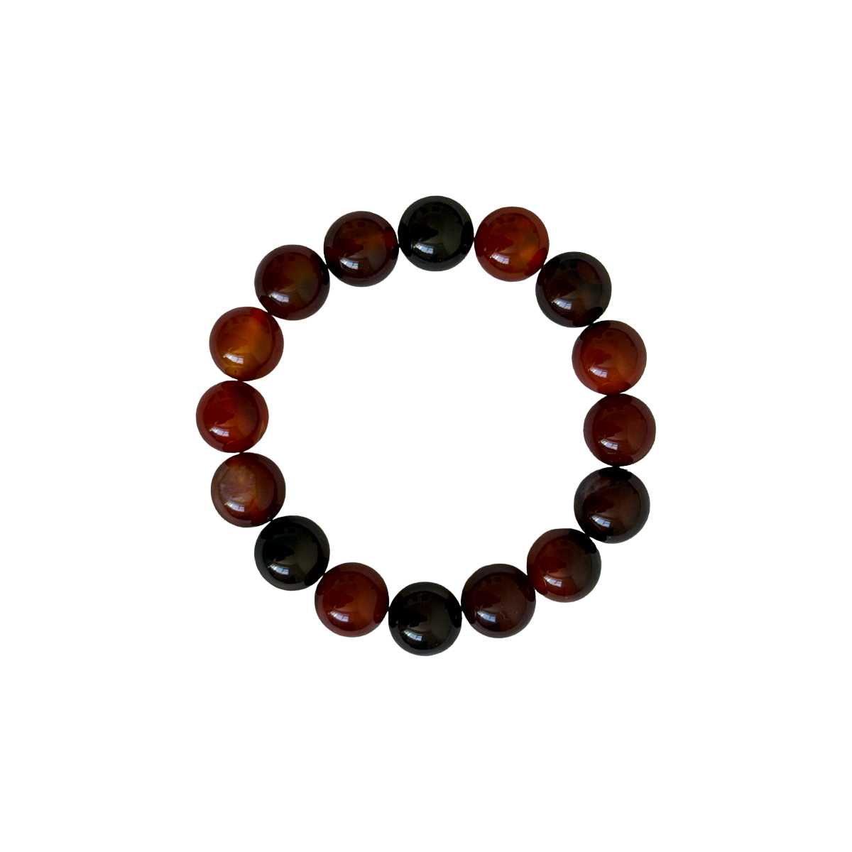 CHUNKY elastik - Coconut agate
